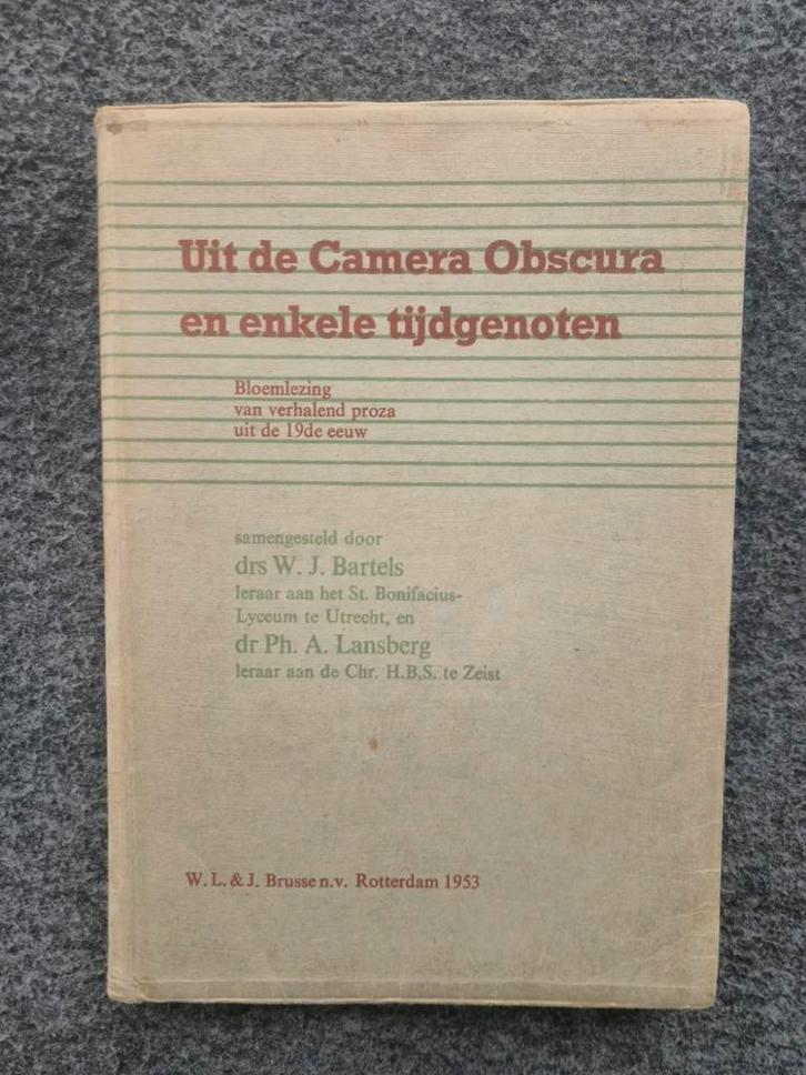Camera Obscura & Enkele Tijdgenoten - 1953, Boeken, Literatuur, Gelezen, Nederland, Ophalen of Verzenden