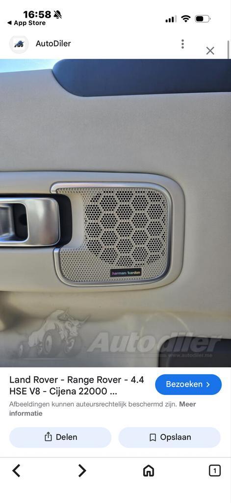 Harman kardon range rover radio kapje, Auto diversen, Autospeakers, Zo goed als nieuw, Ophalen of Verzenden