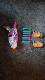 Nerf gun met pijltjes en target, Verzamelen, Speelgoed, Ophalen of Verzenden, Zo goed als nieuw