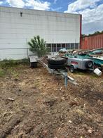 Zware boot trailer, Watersport en Boten, Ophalen, Gebruikt, 6 tot 9 meter, 3000 kg of meer