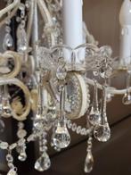 zesarmige kroonluchter dimbare Led lampen, Ophalen, Gebruikt, Klassiek, Glas