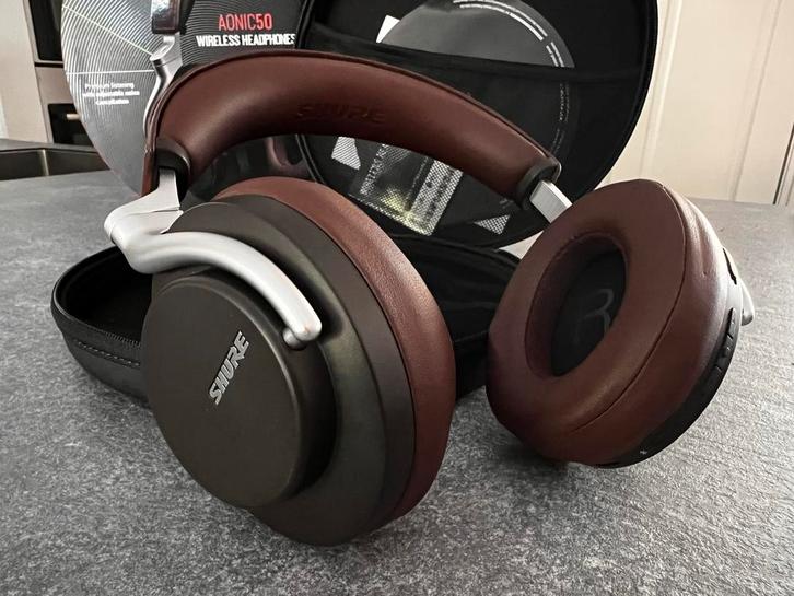 Shure Aonic 50 + AMP/DAC - Zo goed als nieuw!, Audio, Tv en Foto, Koptelefoons, Zo goed als nieuw, Over oor (circumaural), Overige merken