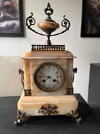 Franse antieke marmeren pendule klok Langevin, Antiek en Kunst, Antiek | Klokken, Ophalen