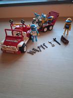 Vintage Playmobil Terreinwagen met Crossmotoren 3143, Ophalen of Verzenden, Gebruikt, Complete set