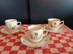 Vintage Kronester Bavaria Kopjes en Schotels - Set van 3, Ophalen of Verzenden, Gebruikt, Porselein, Kop en/of schotel