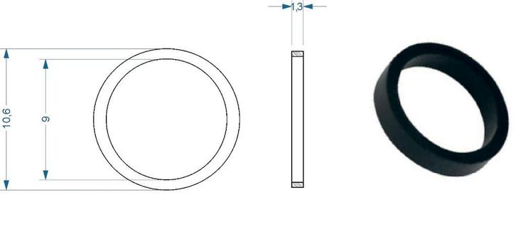 Fleischmann 00544007 - Slipbanden 10,5 x 1,3 mm (10 stuks), Hobby en Vrije tijd, Modeltreinen | H0, Nieuw, Overige typen, Gelijkstroom of Wisselstroom