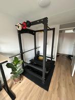 Power rack inclusief safety bars en dipstation, Sport en Fitness, Ophalen of Verzenden, Zo goed als nieuw, Krachtstation