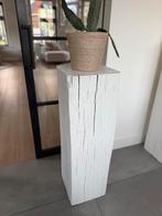 Witte eikenhouten pilaar, Huis en Inrichting, Woonaccessoires | Zuilen en Pilaren, Ophalen, Zo goed als nieuw