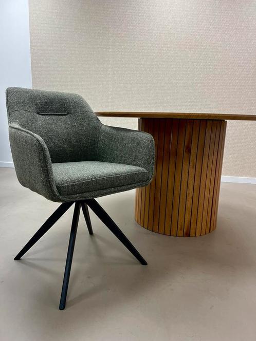 8x Groen - Luxe draaistoelen - Laatste sets, Huis en Inrichting, Stoelen, Nieuw, Vijf, Zes of meer stoelen, Overige kleuren, Ophalen of Verzenden
