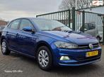 Volkswagen Polo 1.0 TSI Comfortline Uniek km org nl auto air, Auto's, Voorwielaandrijving, Euro 6, Blauw, 23 km/l