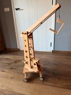 Fagus Houten Hijskraan - Duurzaam Speelgoed, Ophalen, Gebruikt, Duw- of Trekspeelgoed