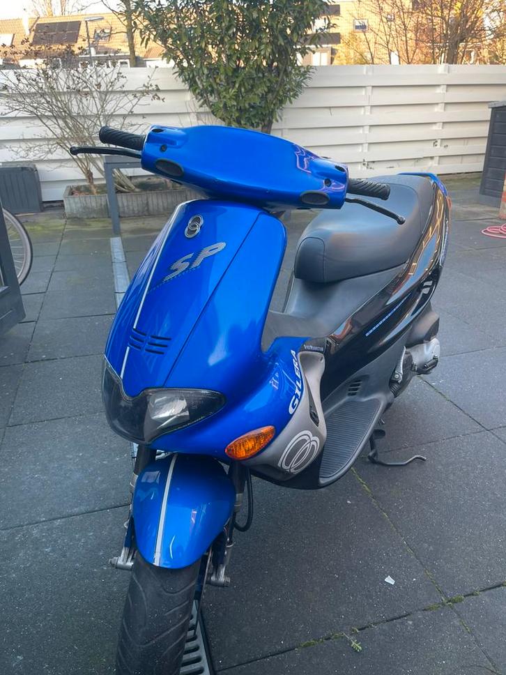 GILERA RUNNER SP BLAUW  FULL MHR TESTA ROSSA, Fietsen en Brommers, Scooters | Piaggio, Zo goed als nieuw, Overige modellen, Maximaal 45 km/u