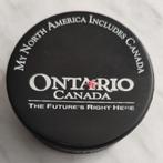 Inglasco ijshockey puck Ontario Canada North America future, Sport en Fitness, IJshockey, Gebruikt, Ophalen of Verzenden, Puck