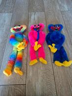 3 Huggy Wuggy roze blauw gekleurd. Knuffels., Kinderen en Baby's, Speelgoed | Knuffels en Pluche, Ophalen, Gebruikt, Overige typen