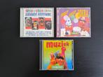 3x CD van Sesamstraat Muziek Liedjes festival Hiep hoera, Cd's en Dvd's, Cd's | Kinderen en Jeugd, Ophalen of Verzenden, Gebruikt