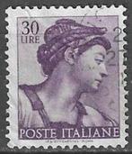 Italie 1961 - Yvert 832 - Werken van Michelangelo (ST), Postzegels en Munten, Postzegels | Europa | Italië, Verzenden, Gestempeld
