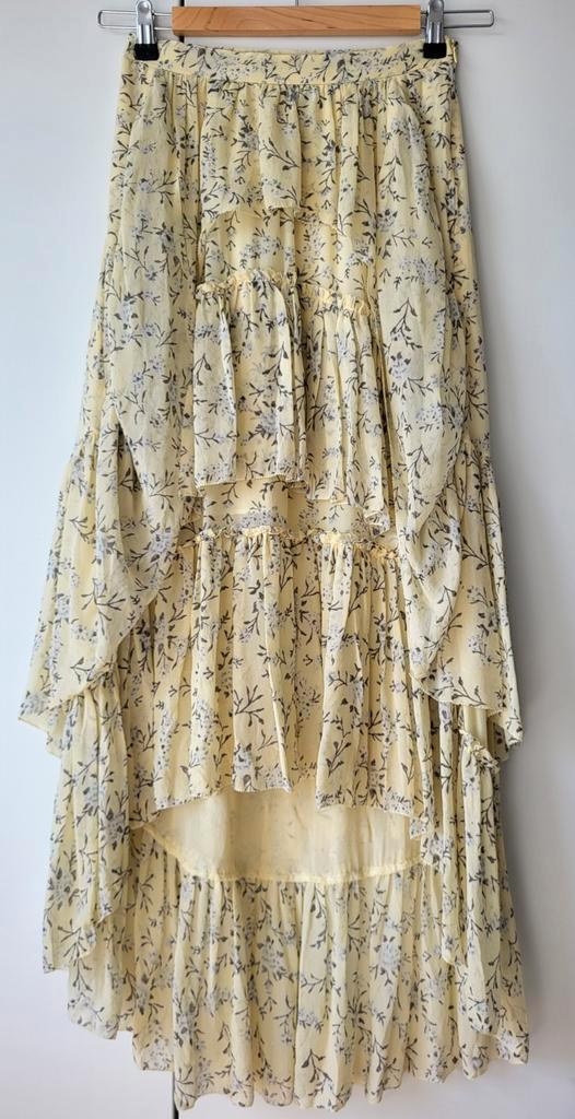 Ulla Johnson zijden maxi rok maat 34 Lonneke Nooteboom, Kleding | Dames, Rokken, Nieuw, Maat 34 (XS) of kleiner, Geel, Onder de knie