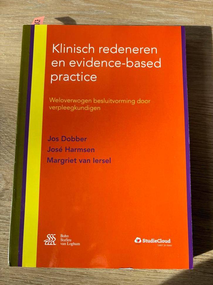 Klinisch redeneren en evidence-based practice, Boeken, Studieboeken en Cursussen, Gelezen, HBO, Alpha, Ophalen of Verzenden