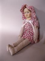 Antieke pop in originele kleding uit omstreeks 1930, Antiek en Kunst, Ophalen of Verzenden