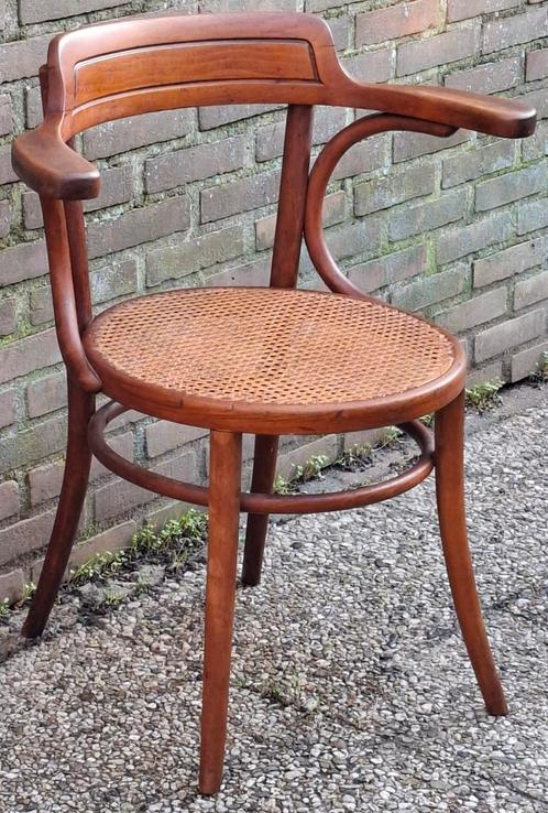 Stoel. BENTWOOD  Armchair. Ca 1900. * Zie tekst., Huis en Inrichting, Stoelen, Zo goed als nieuw, Eén, Hout, Kunststof, Riet of Rotan