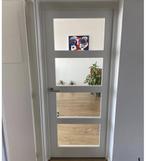 Budget binnendeur met voorgemonteerd glas in stomp en opdek, 80 tot 100 cm, Binnendeur, Nieuw, Ophalen of Verzenden