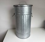 Zinken Vuilnisbak - 60cm Hoog, 30cm Diameter, Ophalen, Gebruikt, 50 tot 75 cm, 20 tot 30 liter
