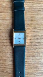 Dameshorloge Alfex goudkleurig, Overige merken, Leer, Polshorloge, Ophalen of Verzenden