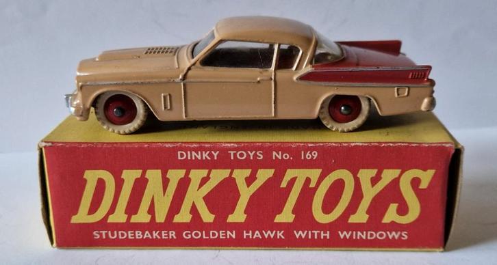 Dinky Toys (England) 169 Studebaker Golden Hawk, Hobby en Vrije tijd, Modelauto's | 1:43, Zo goed als nieuw, Auto, Dinky Toys