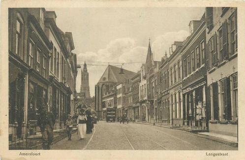 (388-422-041) Amersfoort Langestraat, Verzamelen, Ansichtkaarten | Nederland, Utrecht, Verzenden