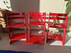 Stokke Tripp Trapp Stoelen - Rood, Ophalen, Gebruikt, Meegroeistoel, Stoelverkleiner