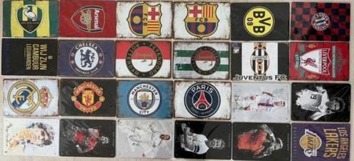 Metalen wandbord voetbalclubs 20x30 cm (3 voor 21€), Verzamelen, Merken en Reclamevoorwerpen, Zo goed als nieuw, Reclamebord, Ophalen of Verzenden