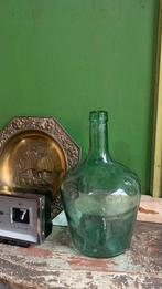 Vintage groene Viresa fles,geen beschadigingen,28 cm hoog., Huis en Inrichting, Woonaccessoires | Vazen, Gebruikt, Ophalen of Verzenden
