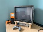 JVC DT-V1710CG Professionele Monitor + RGB/SCART kaarten, Gebruikt, 50 Hz, 40 tot 60 cm, Ophalen