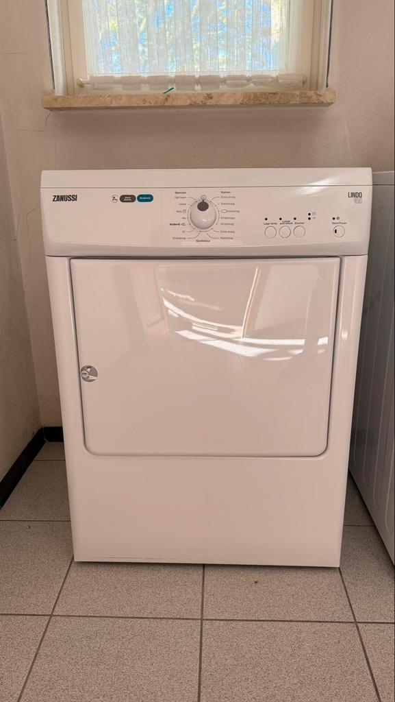 Zanussi luchtafvoer Droger - ZTE7101PZ, Witgoed en Apparatuur, Wasdrogers, Gebruikt, Luchtafvoer, Voorlader, 6 tot 8 kg, 85 tot 90 cm