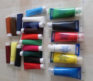 Nieuw Acrylverf diverse Tubes beschikbaar voor biedingen