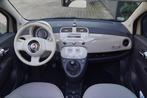 Fiat 500 C 1.2 Lounge CAPPUCCINO, CLIMA, LM VELGEN, CABRIO, Auto's, Stof, Gebruikt, 4 cilinders, 4 stoelen