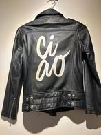 152 Nik&Nik zwart Leren Bikerjack Maat 152, Ophalen of Verzenden, Gedragen, Maat 34 (XS) of kleiner, Zwart