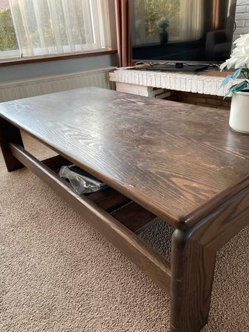 Houten Salontafel - 64x128 cm beschikbaar voor biedingen