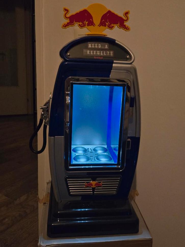 Red Bull Koelkast - Uniek Design!, Witgoed en Apparatuur, Koelkasten en IJskasten, Gebruikt, Zonder vriesvak, Minder dan 75 liter