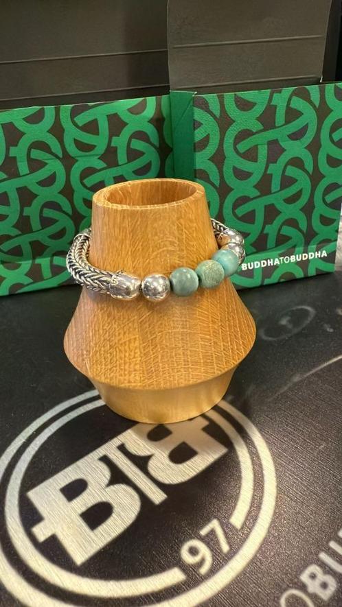 BUDDHA TO BUDDHA ARMBAND TYPE 632TQ E ELLEN BEADS € 249,95, Sieraden, Tassen en Uiterlijk, Armbanden, Zo goed als nieuw, Zilver