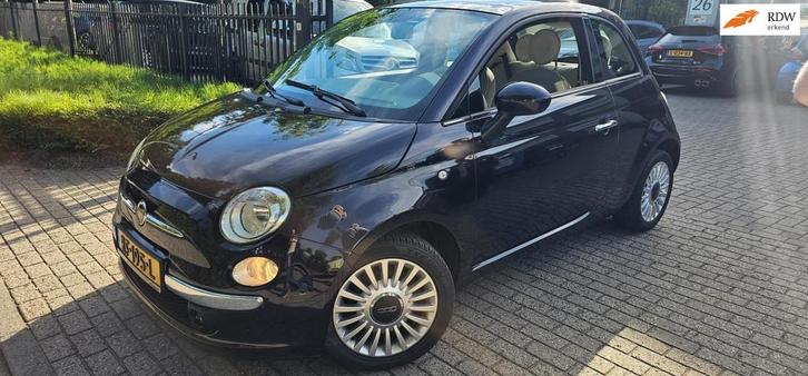 Fiat 500 1.2 Lounge, Auto's, Fiat, Bedrijf, Te koop, ABS, Airbags, Airconditioning, Boordcomputer, Centrale vergrendeling, Elektrische buitenspiegels