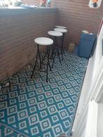 Inklapbare barkrukken ook te gebruiken als statafel, Huis en Inrichting, Barkrukken, 2 krukken, Ophalen of Verzenden, Zo goed als nieuw