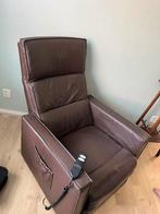 Sta op stoel, Huis en Inrichting, Fauteuils, Ophalen, Gebruikt, 50 tot 75 cm, Leer