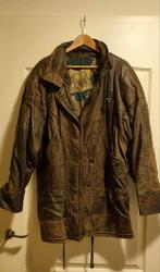 Bruin leren herenjas jas, Kleding | Heren, Jassen | Winter, Marcucci firenze, Bruin, Maat 56/58 (XL), Ophalen of Verzenden