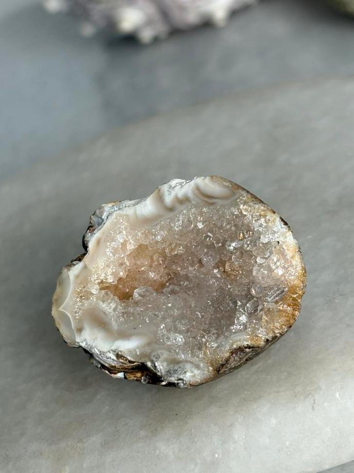 Agaat geode, Verzamelen, Mineralen en Fossielen, Ophalen of Verzenden