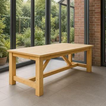 Steigerhouten eettafel van 250cm incl. nano-coating beschikbaar voor biedingen