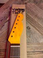 Telecaster neck”Vintage tint” rosewood/21 frets/nitro satin, Muziek en Instrumenten, Instrumenten | Onderdelen, Ophalen of Verzenden