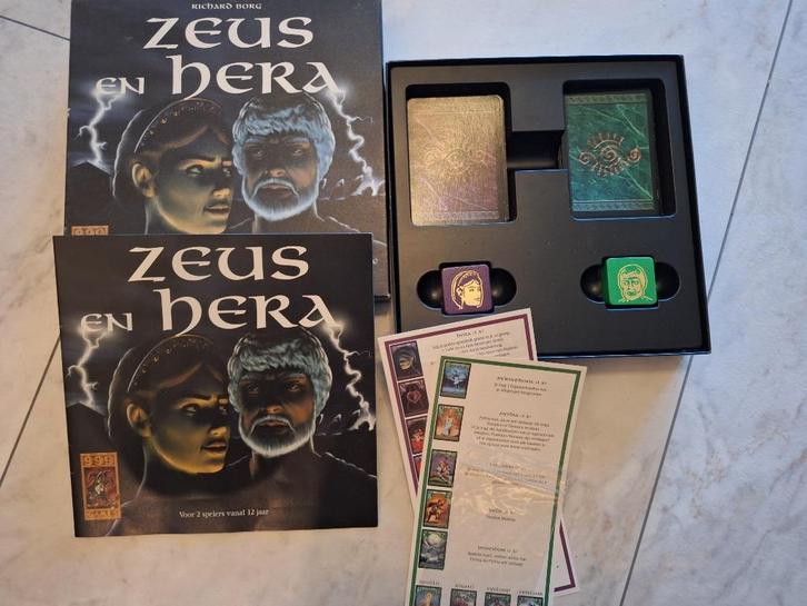 Tweepersonenspel / kaartspel - Zeus en Hera, Hobby en Vrije tijd, Gezelschapsspellen | Kaartspellen, Een of twee spelers, Ophalen of Verzenden