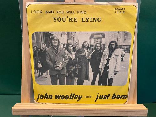 John Woolley and Just Born - You're Lying, Cd's en Dvd's, Vinyl Singles, Zo goed als nieuw, Single, Pop, 7 inch, Ophalen of Verzenden