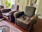 2 buffelleren faureuils Baxter, Huis en Inrichting, Fauteuils, Ophalen, Gebruikt, 75 tot 100 cm, Leer